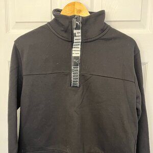 Puma 1/4 zip black hoodie